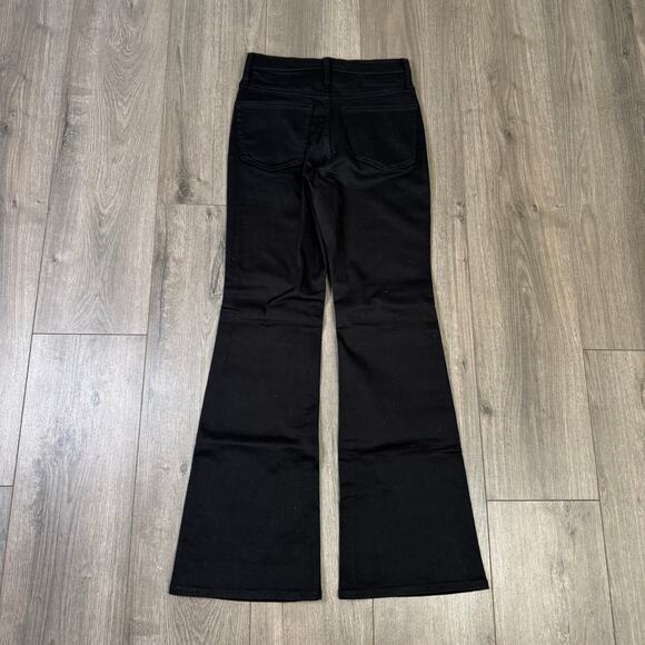 J.Crew 2003 Petite Bootcut Jeans Womens 24P Black Mid Rise Button Zip Fly CC514 - Picture 5 of 7